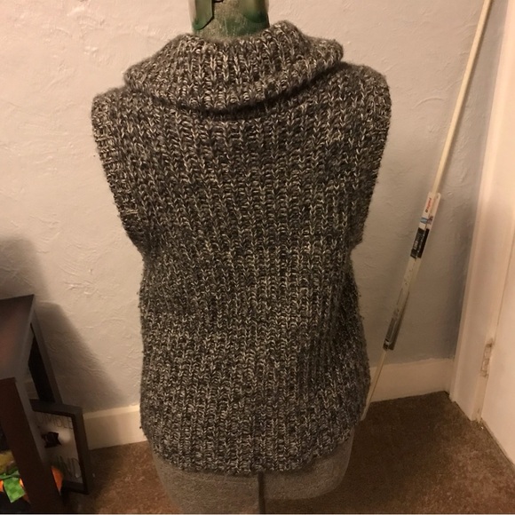 Eileen Fisher Tweedy Yak Merino Wool Blend Knit Sweater Vest Full Zip - Picture 8 of 8